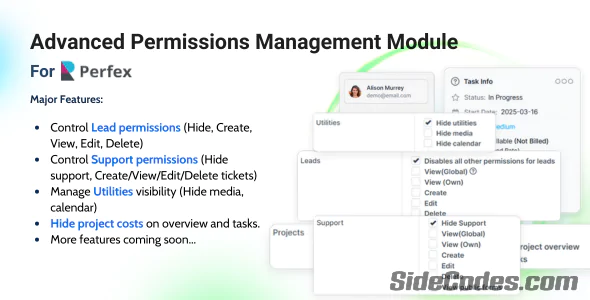 Advanced Permissions Management Module for Perfex CRM